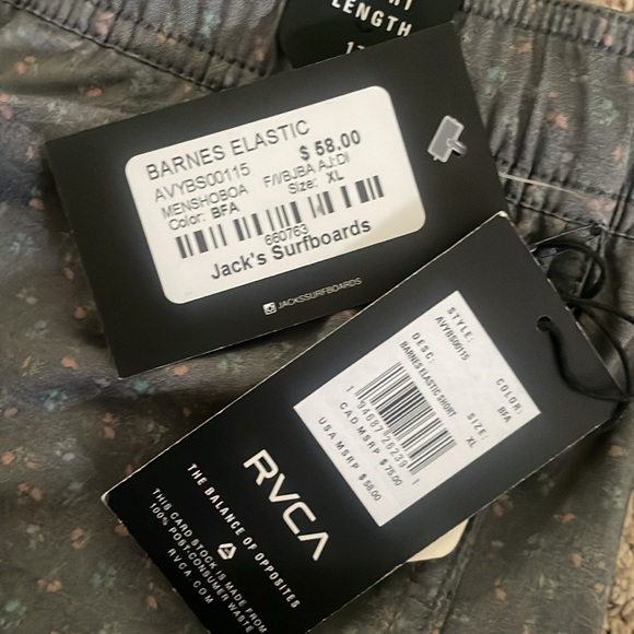 Men's RVCA Swim Shorts - Picture 4 of 5